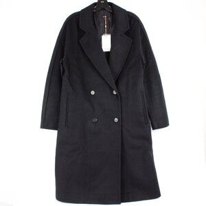 Quince Italian Wool Double-Breasted Slouch Coat